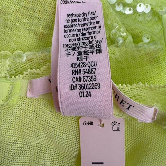 Victoria's Secret Sequin Spaghetti Straps Shimmer Mini Slip Dress - Picture 9 of 11